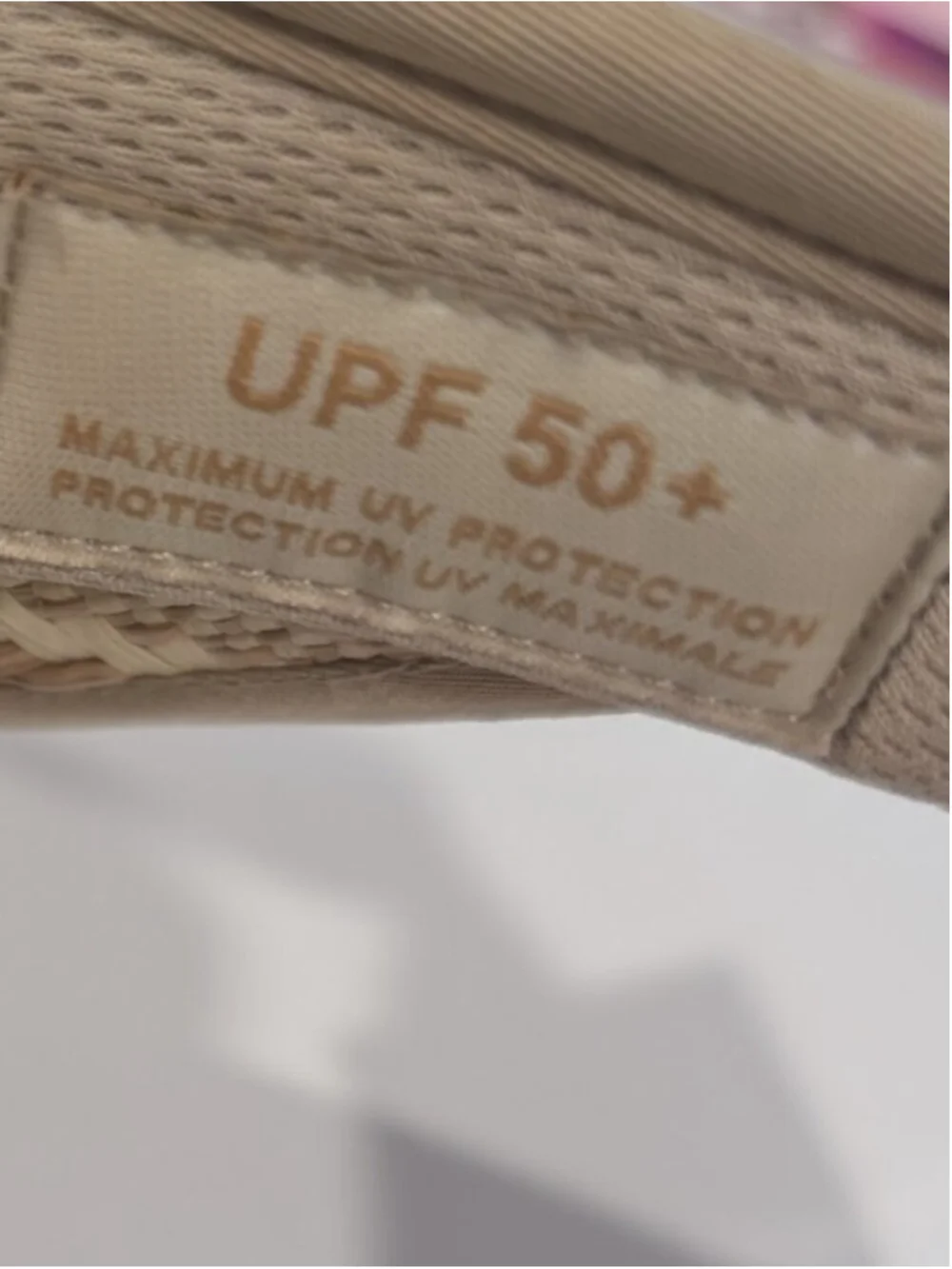 Eric Javits | Palmoway UPF 50+ Woven Visor In Peanut Mix